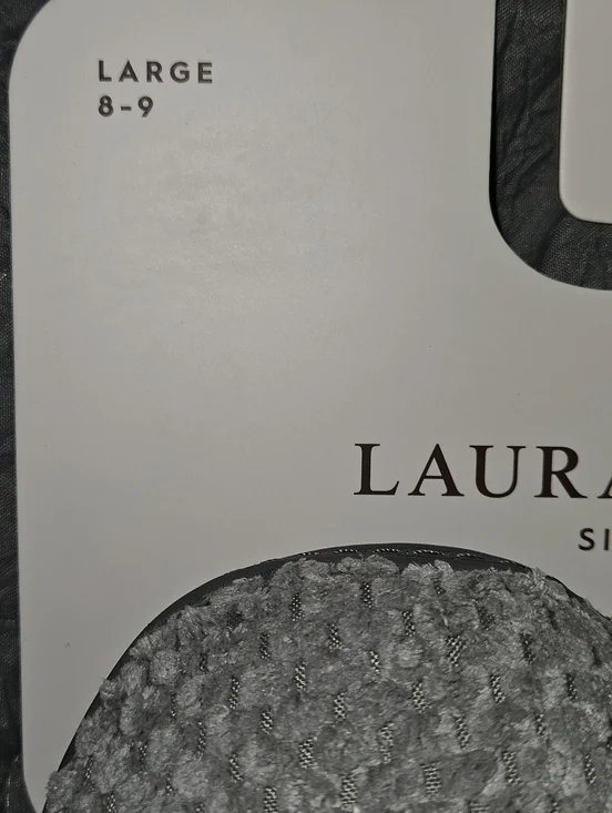 Laura Ashley NEW Memory FOAM Slippers Size Large (8-9) - Picture 6 of 8